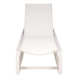 Safavieh Logan Aluminum Lounger in White / White