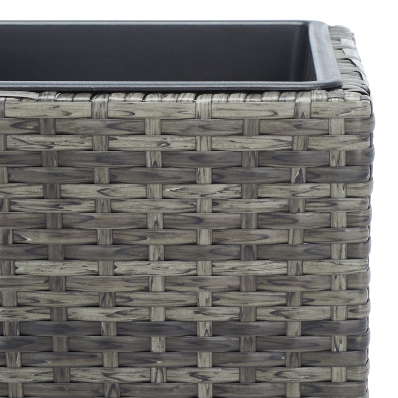 Safavieh Rita Steel  Flower Rack in Gray / Brown