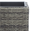 Safavieh Rita Steel  Flower Rack in Gray / Brown