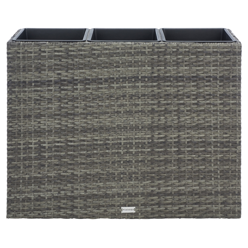Safavieh Rita Steel  Flower Rack in Gray / Brown