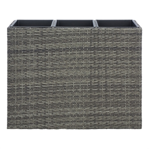Safavieh Rita Steel  Flower Rack in Gray / Brown