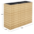 Safavieh Rita Steel  Flower Rack in Natural