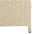Safavieh Oliveira Steel  and Fabric Cushion Box in Beige / White