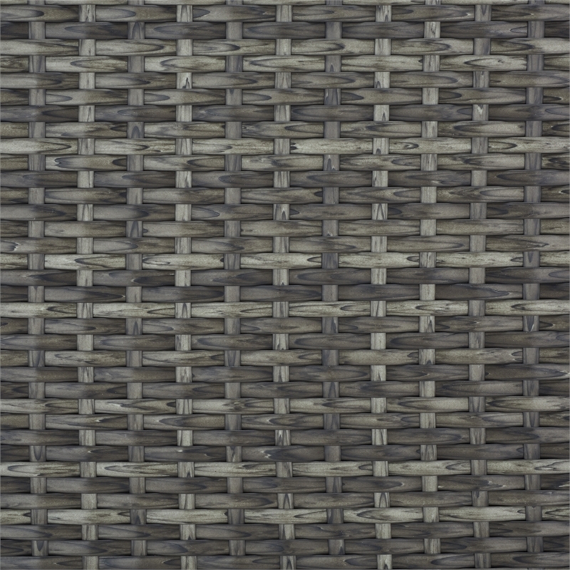 Safavieh Oliveira Steel  and Fabric Cushion Box in Gray / White