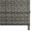 Safavieh Oliveira Steel  and Fabric Cushion Box in Gray / White