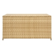 Safavieh Oliveira Steel  and Fabric Cushion Box in Natural / White