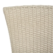 Safavieh Edna 3Pc Steel  and Fabric Lounge Set in Beige / White