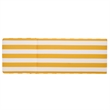 Safavieh Callan Steel and Fabric Lounger in  Tan / Yellow