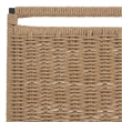 Safavieh Arman Steel and Rope Lounger in Black / Tan