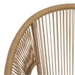 Safavieh Otto 3 Pc Metal and Rattan Set  in Natural / Black