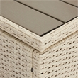 Safavieh Viora Steel and Fabric Loveseat in Beige / White