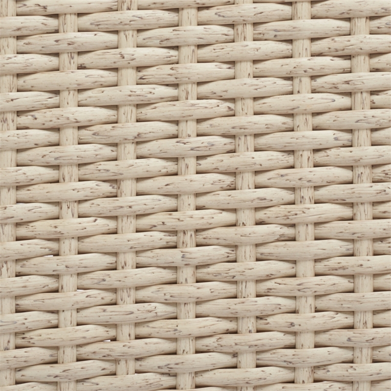 Safavieh Laban Steel and Fabric Bistro Set in Beige / White