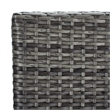 Safavieh Laban Steel and Fabric Bistro Set in Gray / Brown / White