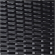 Safavieh Edna 3Pc Steel  and Fabric Lounge Set in Black / White