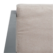 Safavieh Holyoke 4 Pc Metal and Fabric Living Set  in Gray / Light Gray