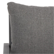 Safavieh Cantor Metal and Fabric Rocking Chair  in Gray / Gray