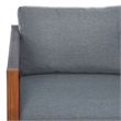 Safavieh Wilson 4 Pc Wood Living Set in Gray / Gray