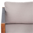 Safavieh Wilson 4 Pc Wood Living Set in Gray / Light Gray