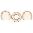 Safavieh Ferla 3Pc Rattan and Steel Lounger Set in Natural / Beige