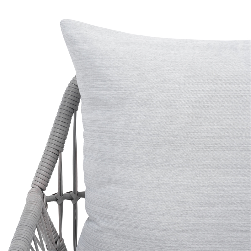 Safavieh Londyn 3Pc Wicker Lounge Set in Gray