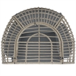 Safavieh Emmett Steel Egg Chair in Gray / Gray