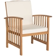 Safavieh Outerbanks 4Pc Wood Outdoor Set in Natural / Beige