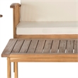 Safavieh Outerbanks 4Pc Wood Outdoor Set in Natural / Beige
