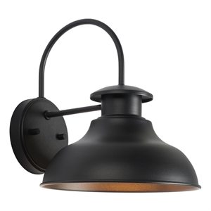 Safavieh Linden 10 &quot Steel Outdoor Wall Sconce Set of 2 in Black