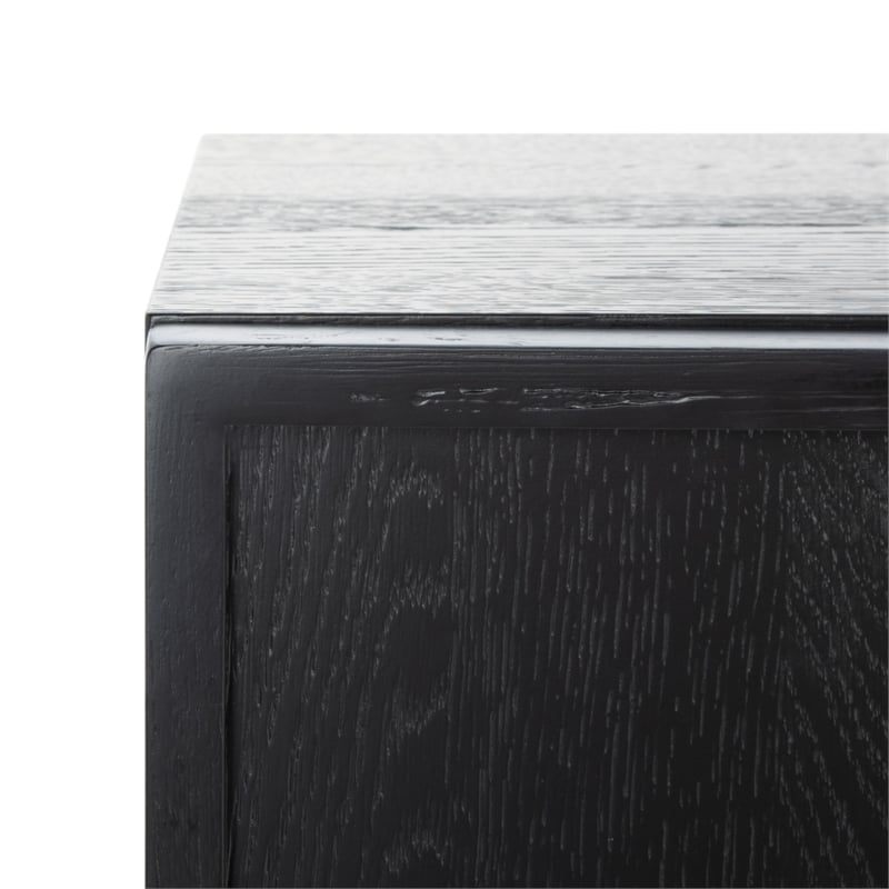 Safavieh Zeus 4 Door Wood Media Stand  in Black