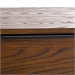 Safavieh Gabrietta 2 Drawer Wood Nightstand in Oak / Black