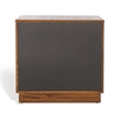 Safavieh Gabrietta 2 Drawer Wood Nightstand in Oak / Black
