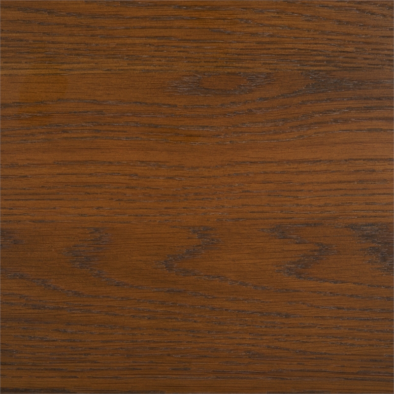 Safavieh Gabrietta 2 Drawer Wood Nightstand in Oak / Black