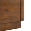 Safavieh Gabrietta 2 Drawer Wood Nightstand in Oak / Black