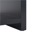 Safavieh Liabella 1 Drawer Wood Curved Nightstand in Navy / Gold