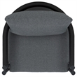 Safavieh Viola Fabric and Steel Chair Set of 2  in Black / Gray