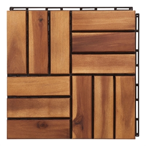Safavieh Hanoi Wooden Floor Tile in Natural