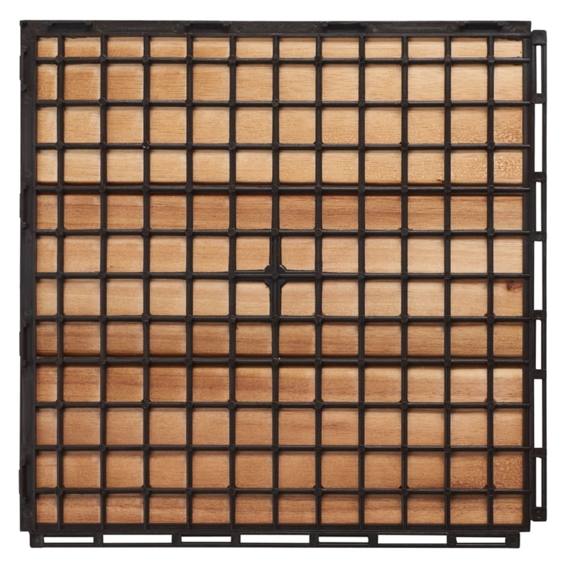 Safavieh Manila Wooden Floor Tile in Natural