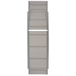 Safavieh Fionne Aluminum Sunlounger in Silver / Gray