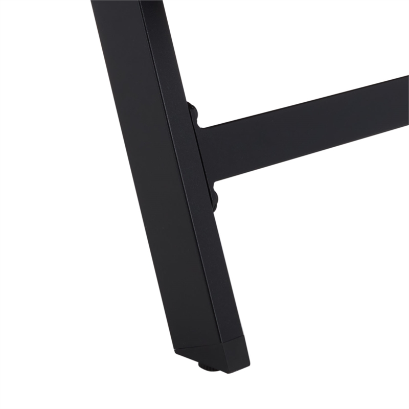 Safavieh Fionne Aluminum Sunlounger in Black