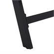 Safavieh Fionne Aluminum Sunlounger in Black