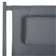 Safavieh Camlin Set of 2 Aluminum Sling Chairs in Gray / Gray