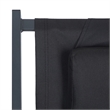 Safavieh Camlin Set of 2 Aluminum Sling Chairs in Black / Black