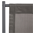 Safavieh Breslin Set of 2 Aluminum Sling Chairs  in Gray / Gray