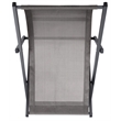 Safavieh Breslin Set of 2 Aluminum Sling Chairs  in Gray / Gray