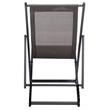 Safavieh Breslin Set of 2 Aluminum Sling Chairs  in Gray / Gray