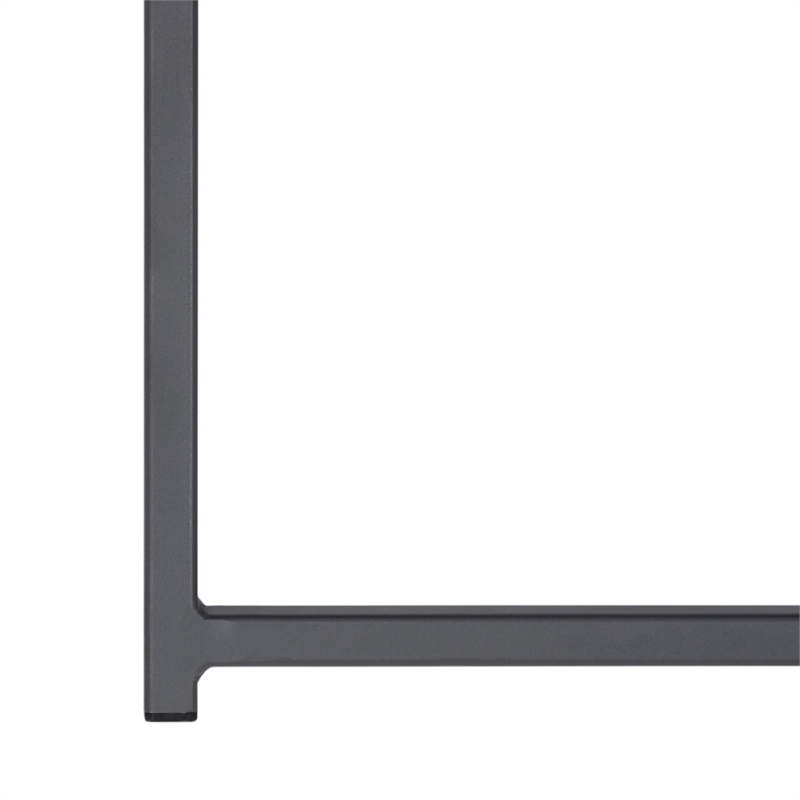 Safavieh Breslin Set of 2 Aluminum Sling Chairs  in Gray / Gray