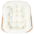 Safavieh Ravena Steel and Rattan Rocking Chair in Natural / Beige