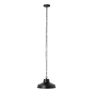 Safavieh Quarry 13 &quot Steel Outdoor Pendant in Black