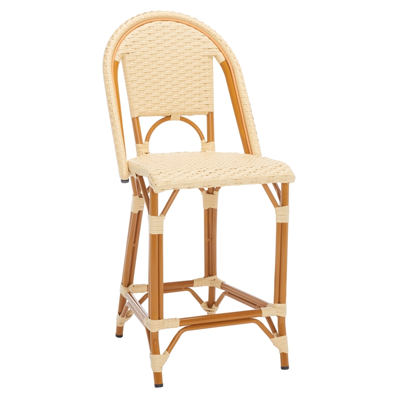 Safavieh California Metal Counter Stool in Natural