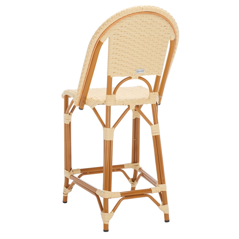 Safavieh California Metal Counter Stool in Natural